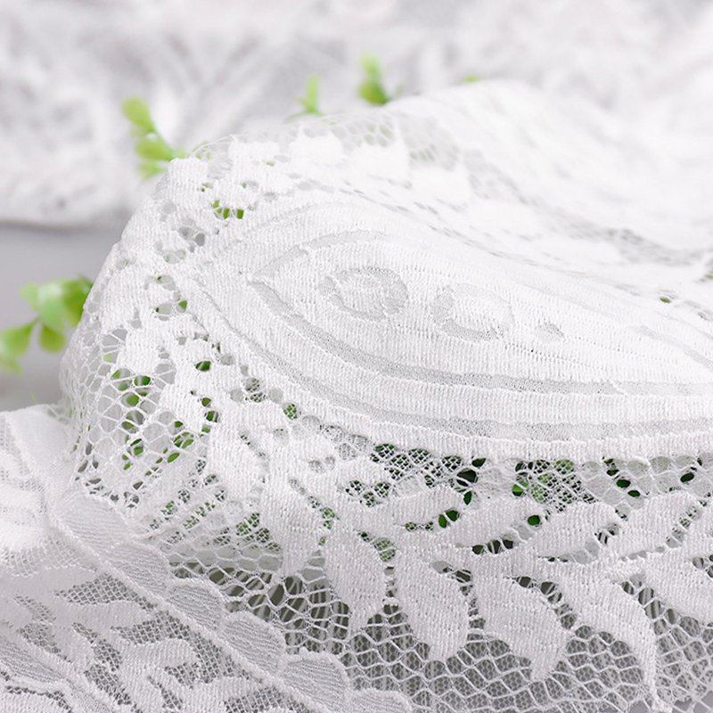 Lace Fabric Eyelash Cutwork Nylon for Bridal Wholesale Supplier 3